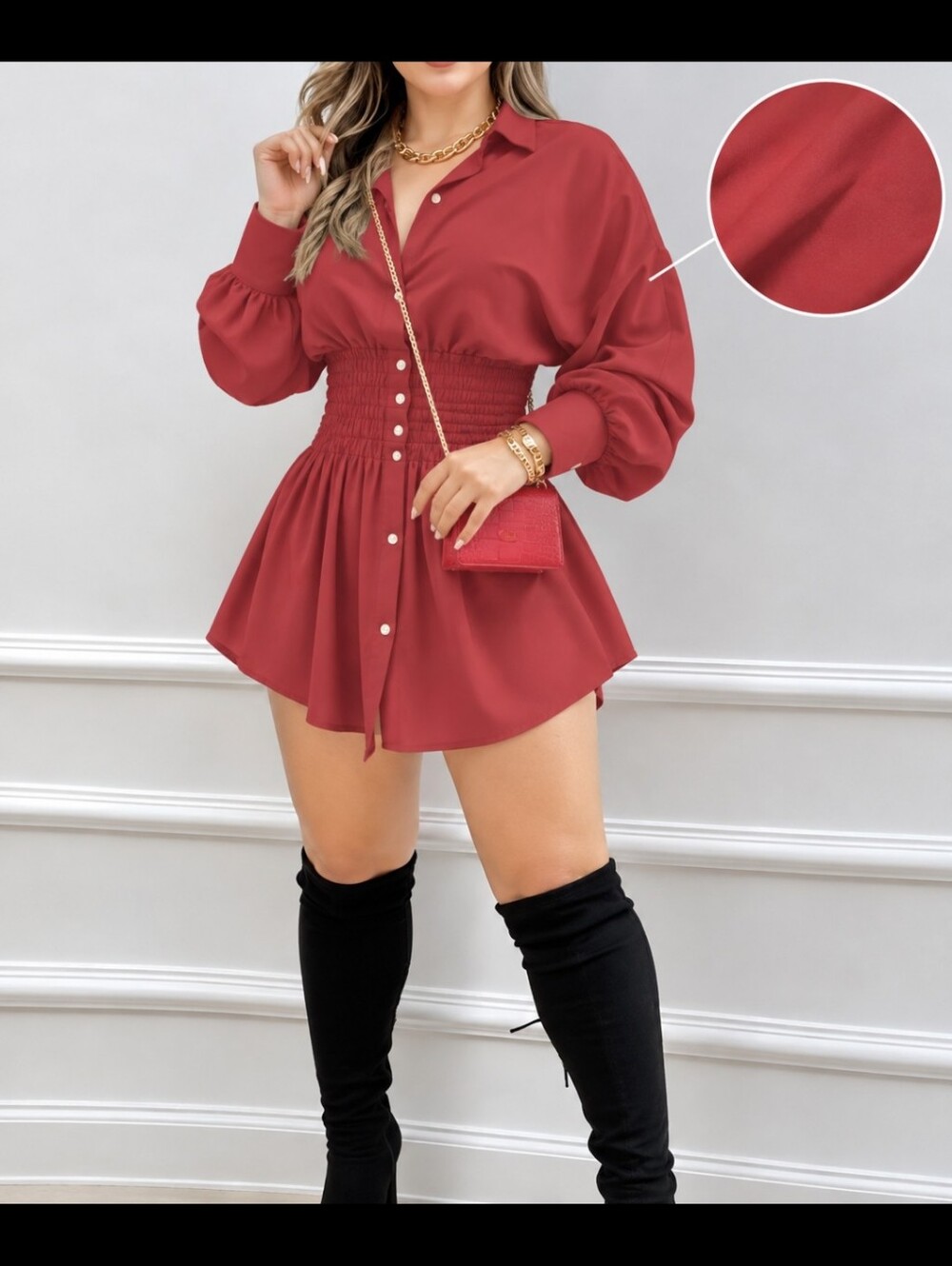 Red Mini Dress - XL